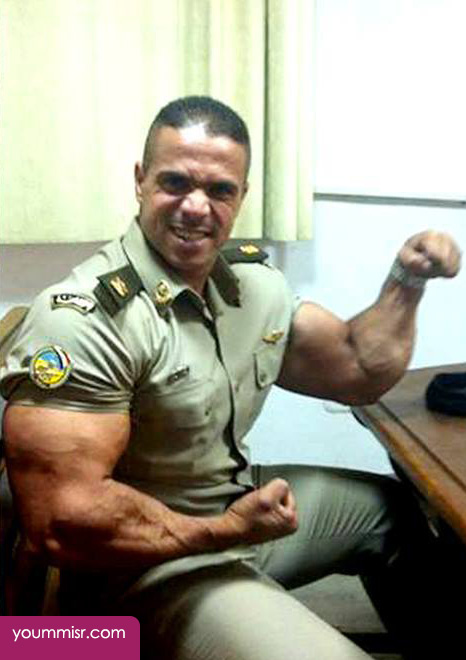 Pictures Ahmed Samir Egyptian Bodybuilder Bodybuilding army commandos Youm Misr See you don’t see before