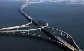 Guinness longest sea bridge in the world china 2015