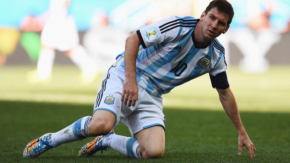 Goals Messi Argentina vs Switzerland Brazil 2014